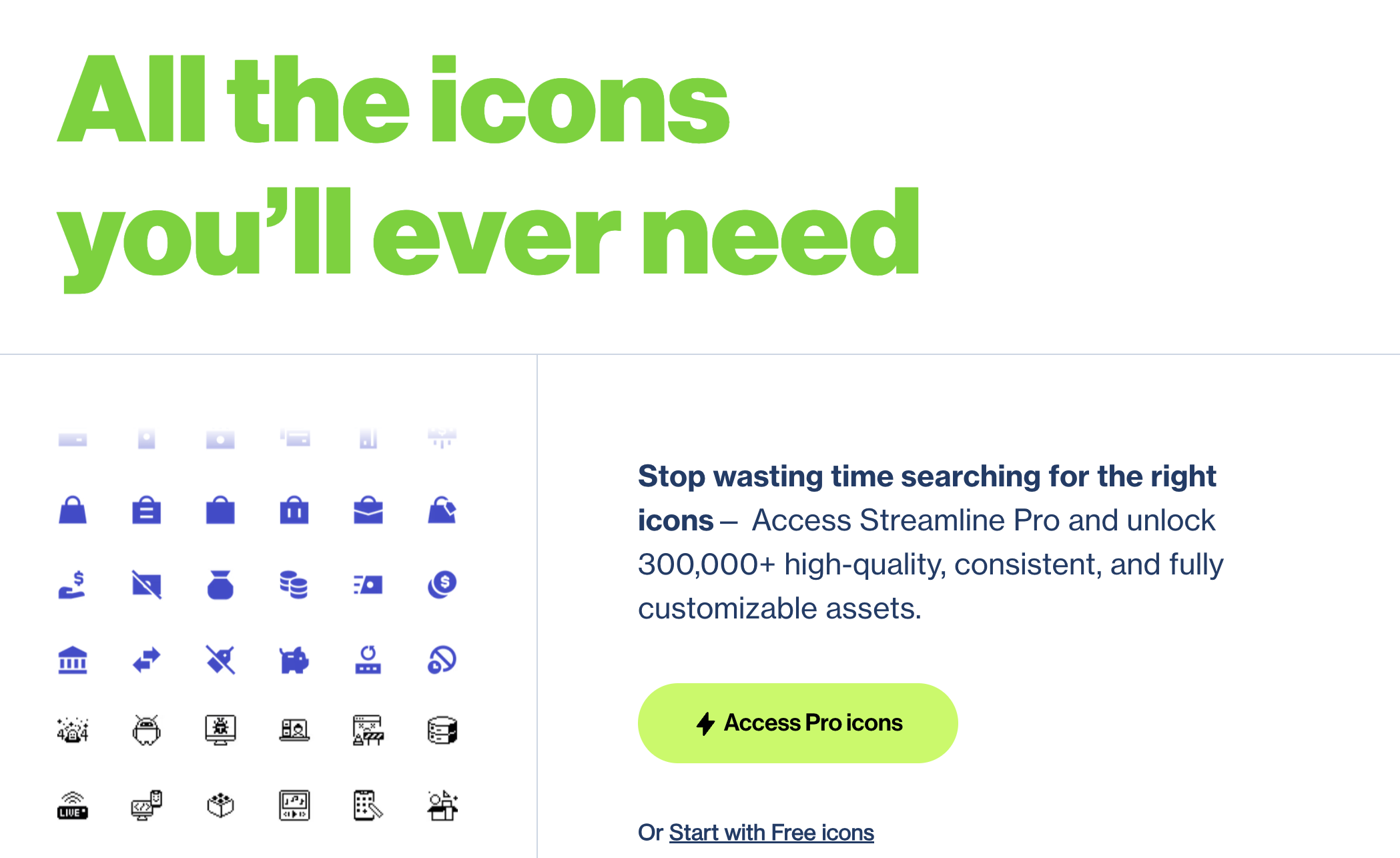 Streamline Icons Illustration #1